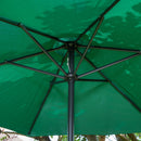 Samuel Alexander 2.7m Havana Garden Patio Parasol with Crank Handle in Green