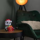 20cm Battery Operated Light Up Christmas Ice Panda With 30 Cool White LEDs