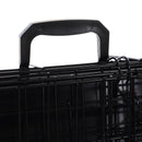 Pawhut Trapeze Collapsible Dog Pet Travel Box Cage Removable Tray 93Lx58Wx65H Cm