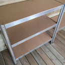 Set of 2 Garage Shelving 90cm Wide & 180cm High Heavy Duty 5 Tier Multipurpose Metal Racking Unit  / Warehouse Shelving Storage
