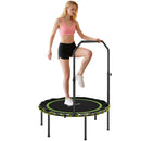 SPORTNOW 40'' Foldable Fitness Trampoline Rebounder with Handle