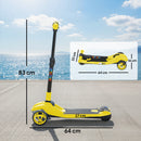 AIYAPLAY Electric Scooter For Kids, 3 Wheel Foldable Kids Scooter, Yellow