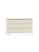 Coxmoor 6 Drawer Chest - Ivory And Oak