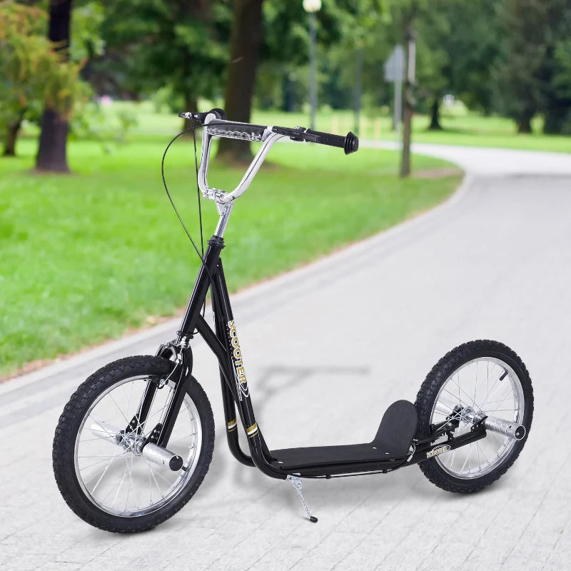 HOMCOM Youth Scooter -  Black
