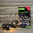 360 LED 28.7m Premier SupaBrights Indoor Outdoor Christmas Multi Function Mains Operated String Lights with Timer in Warm White