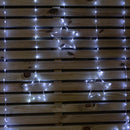 1.2m x 1.2m FlexiBrights Christmas Star Curtain Lights with 258 White LEDs