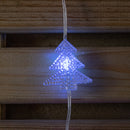 1.2m x 1.2m Light up FlexiBrights Christmas Tree Curtain Lights with 108 Rainbow LEDs