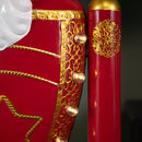 119cm Light Up Nutcracker Soldier LED Christmas Metal Ornament Home Decoration