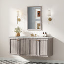 HOMCOM Wall Bathroom Mirror, Vanity Mirror, Grey
