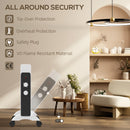 HOMCOM 2000W Panel Heater, Electric Space Heater For Home, White