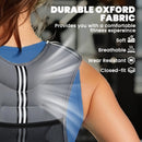 HOMCOM 8KG Weighted Vest with Adjustable Straps, Pocket, Reflective Strips