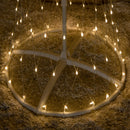 1.8m Light up Christmas Cone Tree with 220 Warm White LEDs and Timer Function