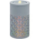 Outsunny Outdoor Waterfall Fountain Water Feature with LED, Light Grey