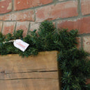 Samuel Alexander 270cm (9ft) X 25cm Plain Green Christmas Garland Decoration