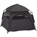 PawHut Foldable Dog Cat Tent With Waterproof Oxford Cloth, Carry Bag