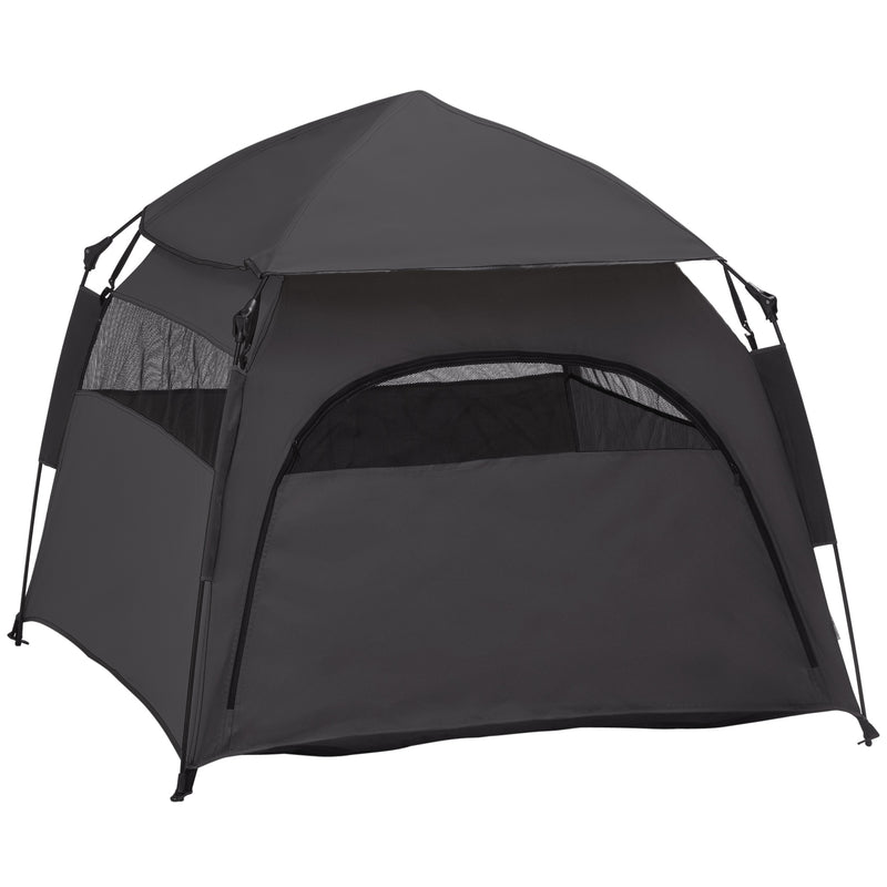 PawHut Foldable Dog Cat Tent With Waterproof Oxford Cloth, Carry Bag