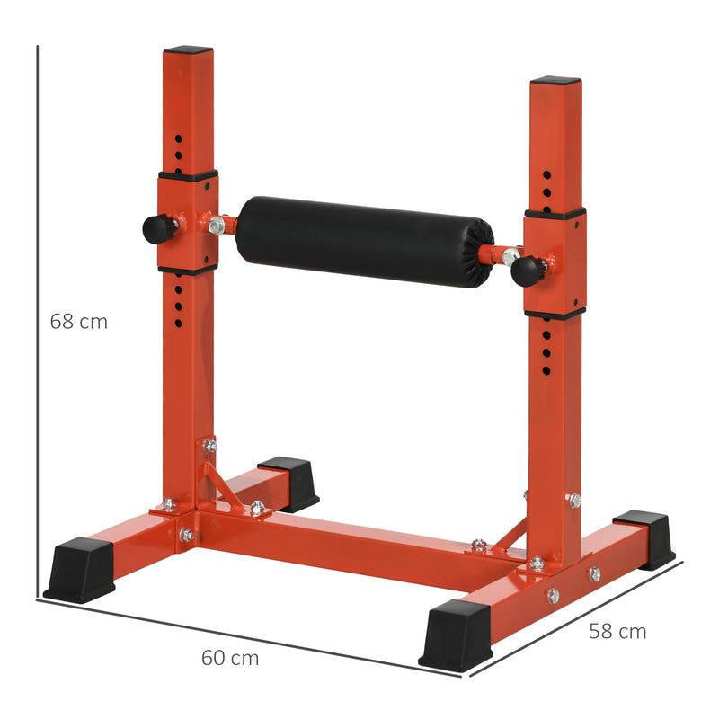 SPORTNOW Bulgarian Split Squat Stand, 12-Level Leg Training Machine