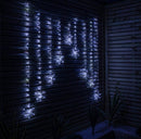 1.2m x 1.2m FlexiBrights Christmas Snowflake Curtain Lights with 267 White LEDs