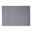 1.5m x 2.1m Atlantis Large Outdoor Alfresco Patio Rug Mat in Onyx