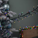 62.5m 5000 LED Christmas Cluster Multi-Action String Lights with Timer in Multi-Coloured