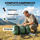 Outsunny Inflatable Tent, 4 Season Hot Tent 10000mm Waterproof, Green