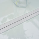 Outsunny 7 Piece Garden Dining Set, Steel Outdoor Table and Chairs, Grey