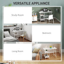 HOMCOM Computer Writing Desk w/ Shelf PC Workstation for Home Office