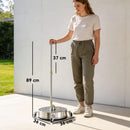 Outsunny 13" Pressure Washer Surface Cleaner with 4 Wheels