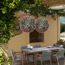 HOMCOM Set Of 2 Artificial Topiary Balls Indoor Outdoor Faux Boxwood Balls