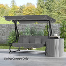Outsunny Waterproof Garden Swing Canopy Replacement 3 Seater