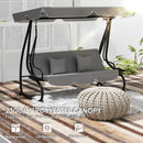 Outsunny Waterproof Garden Swing Canopy Replacement 3 Seater