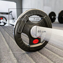 SPORTNOW 2 x Olympic Weight Plates, Weight Plate Discs with Tri-Grips