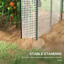 Outsunny Greenhouse with 2 Roll-up Doors and Vent Holes, 100x80x150cm