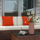 Outsunny 7PC Rattan Garden Furniture Set Coffee Table Buckle Structure