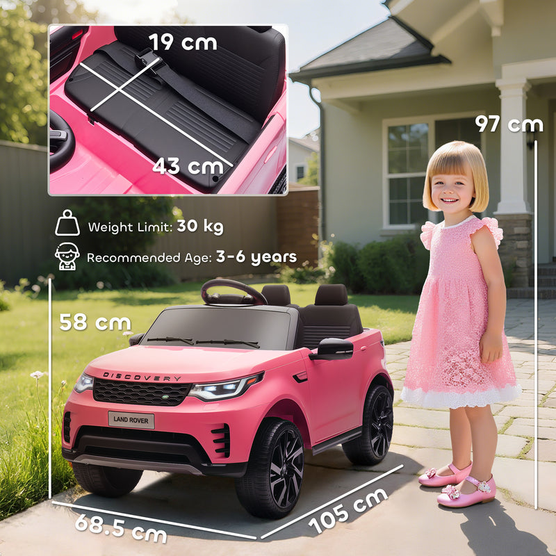 AIYAPLAY Land Rover Discovery Licensed 12V Kids Electric Car w/ Remote