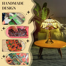 HOMCOM Decorative Table Lamp, For Bedroom Living Room, Bulb Not Included