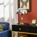 HOMCOM Decorative Table Lamp, For Bedroom Living Room, Bulb Not Included