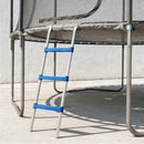 SPORTNOW Trampoline Ladder with Horizontal Wide Steps, Blue