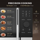 HOMCOM 23L Digital Microwave Oven With Auto Cook, 10 Levels, Eco Mode