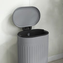 HOMCOM 30L Pedal Bin, Metal Kitchen Bin with Soft-close Lid