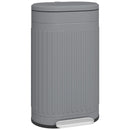 HOMCOM 30L Pedal Bin, Metal Kitchen Bin with Soft-close Lid