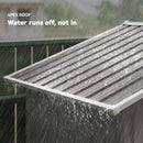 Outsunny 6.5x3.5ft Metal Garden Shed for Garden, Light Grey