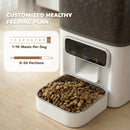 PawHut Automatic Cat Feeder, 4.5L WiFi Cat Food Dispenser With Timer