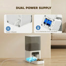 PawHut Automatic Cat Feeder, 4.5L WiFi Cat Food Dispenser With Timer
