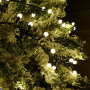 3.75m Frosted Berry Christmas Lights with 150 LEDs in Warm White
