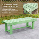Outsunny 1.1M Outdoor Garden Bench Patio Loveseat Fir Wood 2 Person