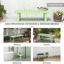 Outsunny 1.1M Outdoor Garden Bench Patio Loveseat Fir Wood 2 Person