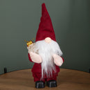 28cm Battery Operated Walking Christmas Musical Gonk in Red