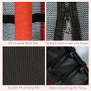 HOMCOM 5.4FT Kids Red Trampoline With Enclosure Indoor Outdoor For 3-10 Years