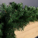Premier 270cm (9ft) X 25cm Plain Green Christmas Garland Decoration